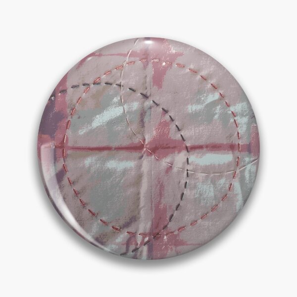 Item preview, Pink and blue shibori fabric designed and sold by ClaraFae.