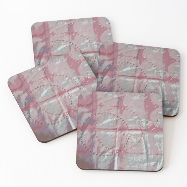Item preview, Pink and blue shibori fabric designed and sold by ClaraFae.