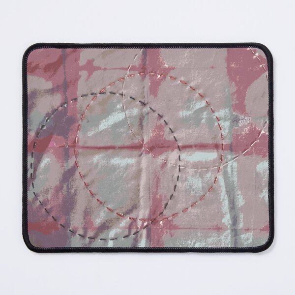Item preview, Pink and blue shibori fabric designed and sold by ClaraFae.