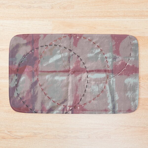 Item preview, Pink and blue shibori fabric designed and sold by ClaraFae.