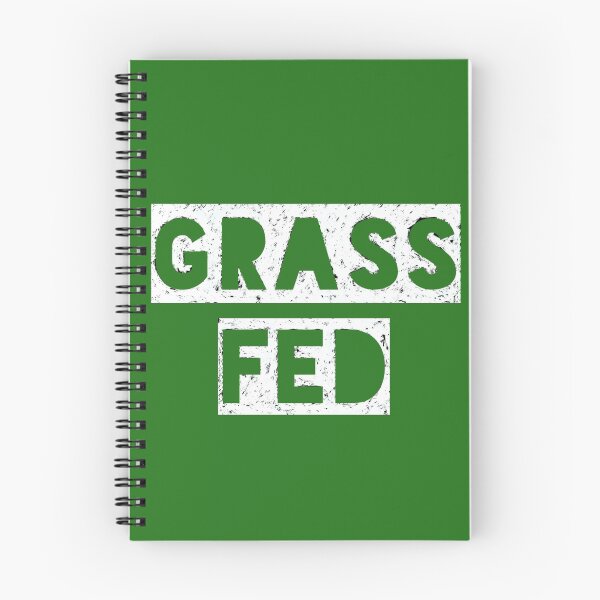 Item preview, Grass Fed Funny Vegan Vegetarian designed and sold by lowodesigns.