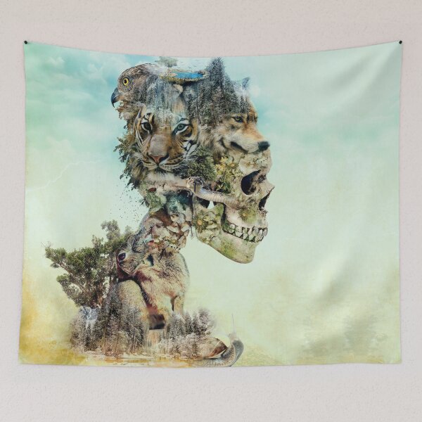Item preview, Nature Skull designed and sold by RIZA PEKER.