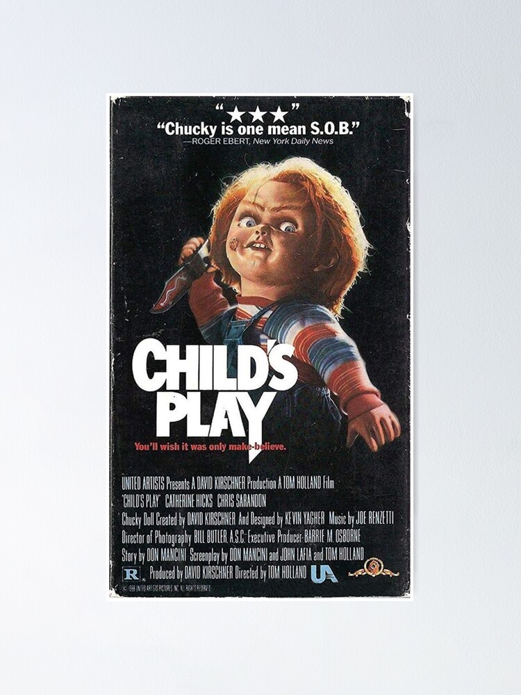 "Child’s Play Movie" Poster for Sale by oliviaguerr Redbubble