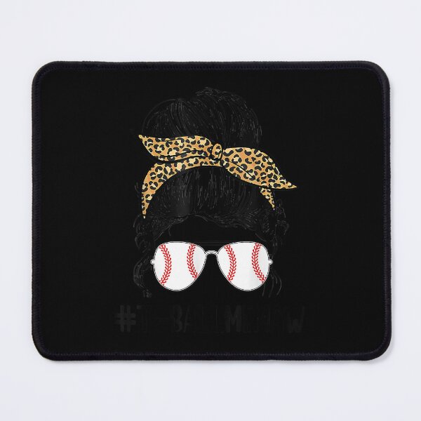 Item preview, T-ball Memaw Life Messy Bun Leopard Print Softball Memaw T-Shirt designed and sold by gladttkeal.