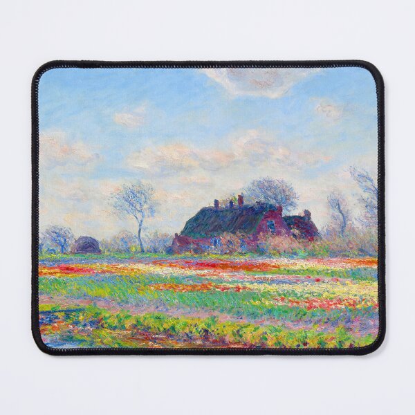 Tulip Fields at Sassenheim by Claude Monet,Monet famous  paintings,impressionism,landscapes,. Postcard for Sale by Tamas Das