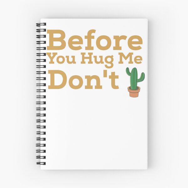 Item preview, Before you hug me  don't funny captus illustration  designed and sold by KHELISTORE.