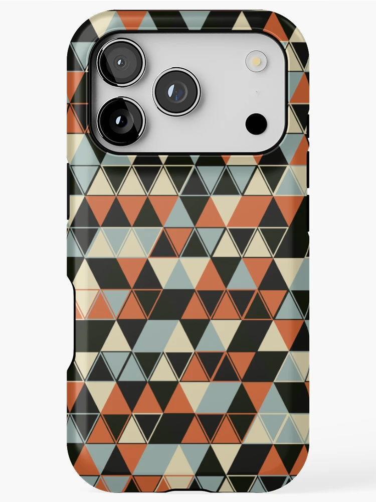Thumbnail 1 of 4, iPhone Case, Triangles 18 designed and sold by genpythonart.
