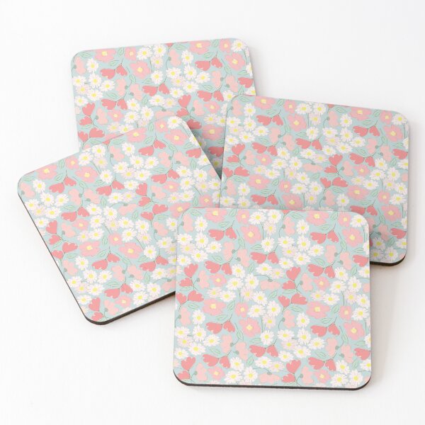 Item preview, Modern  Aesthetic floral art pattern. Daisies, and pink wildflowers  pastel painting. Iphone or Samsung case designed and sold by AimiAesthetic.