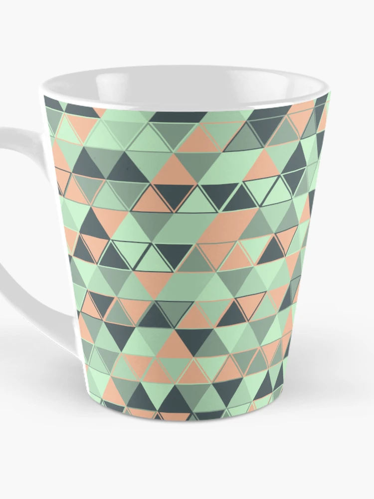 Thumbnail 3 of 4, Coffee Mug, Triangles 19 designed and sold by genpythonart.