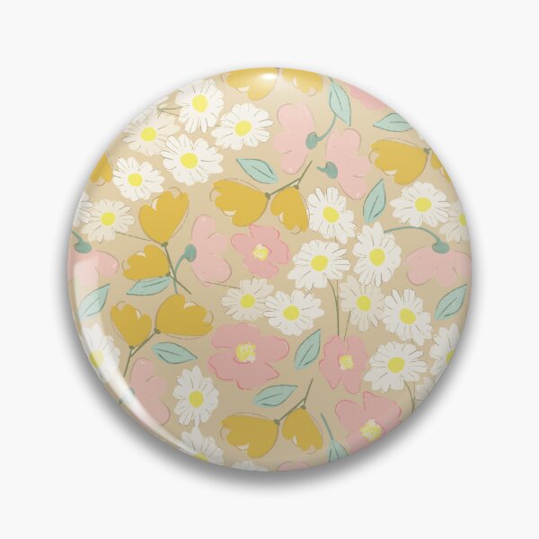 Item preview, Scandinavian Aesthetic floral art pattern. Daisies, wildflowers pink, yellow pastel painting. Iphone or Samsung case designed and sold by AimiAesthetic.