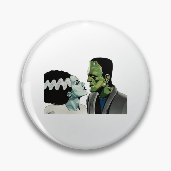Item preview, Frankenstein Monster & Bride Romantic Kiss Scene designed and sold by HanhMininhon.