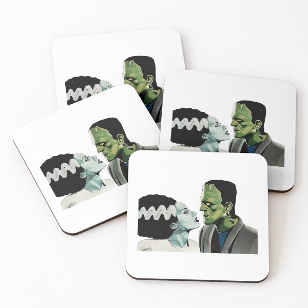 Item preview, Frankenstein Monster & Bride Romantic Kiss Scene designed and sold by HanhMininhon.