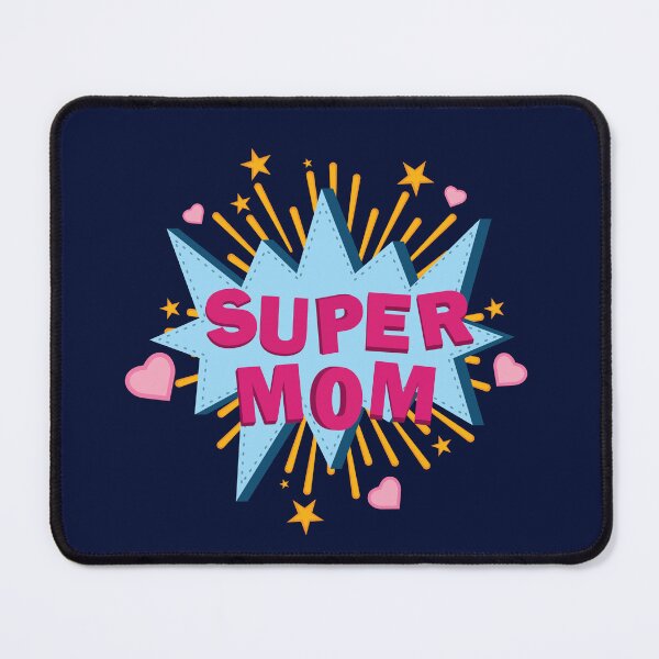Item preview, My Mom Supermom comic bubble pop art designed and sold by onzpacesdesign.