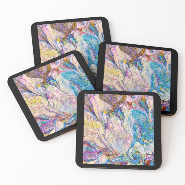 Item preview, Abstract Stained Glass Lily Flower designed and sold by MatheuCunha.