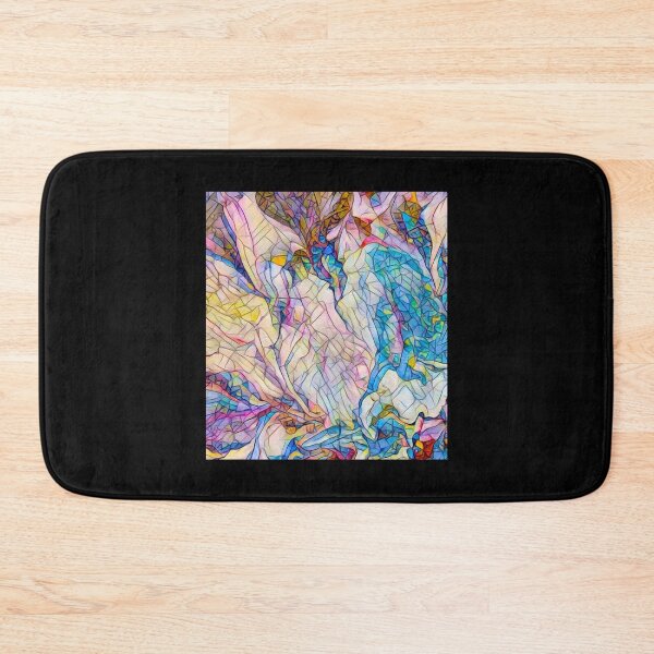 Item preview, Abstract Stained Glass Lily Flower designed and sold by MatheuCunha.