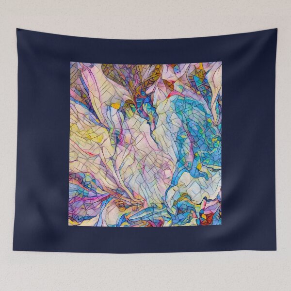 Item preview, Abstract Stained Glass Lily Flower designed and sold by MatheuCunha.