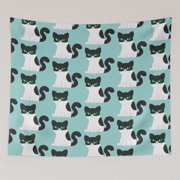 Item preview, Little Black and White Cat designed and sold by biscuitbanana.