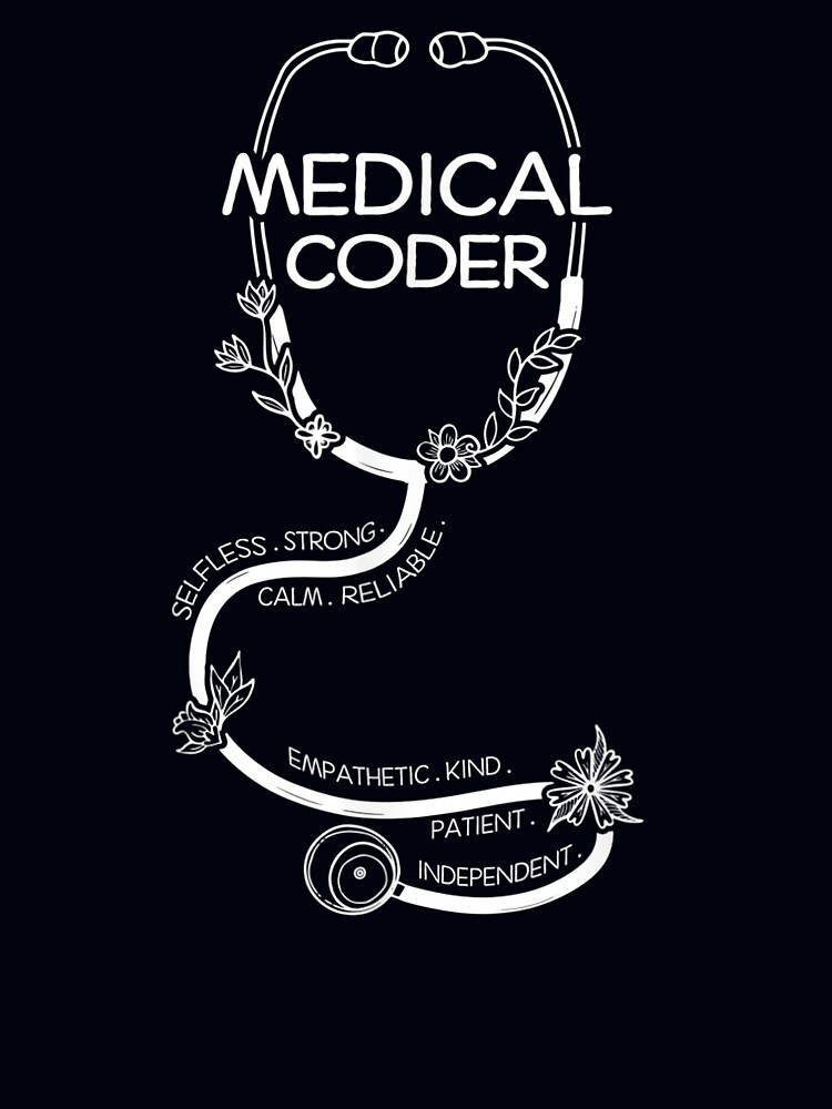 Medical Coder Stethoskope Coding | Photographic Print
