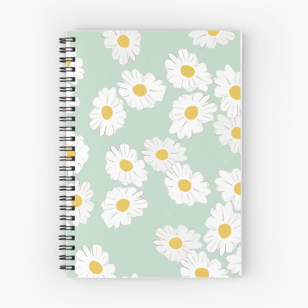Item preview,  Daisies, wildflowers  pastel painting. Modern  Aesthetic floral art pattern, mint green. Iphone or Samsung case designed and sold by AimiAesthetic.
