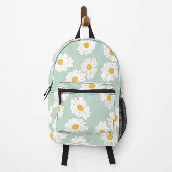 Item preview,  Daisies, wildflowers  pastel painting. Modern  Aesthetic floral art pattern, mint green. Iphone or Samsung case designed and sold by AimiAesthetic.