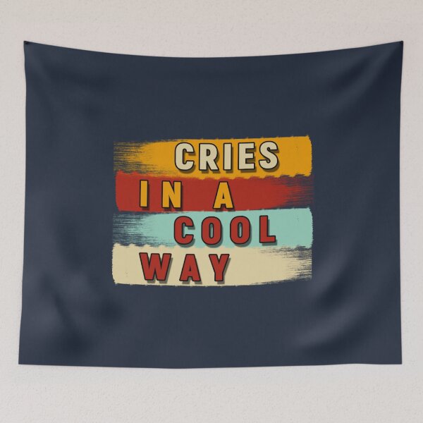 Item preview, Retro Vintage Cries In A Cool Way designed and sold by KhaAnhSDG.