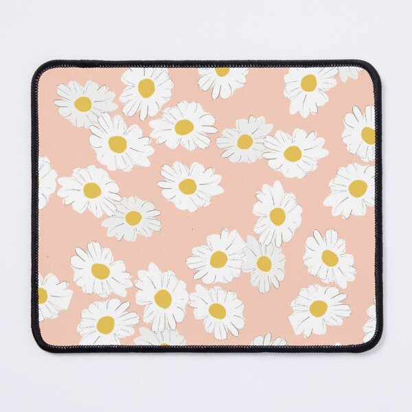 Item preview, Daisies, wildflowers pastel painting. Modern Aesthetic floral art pattern, pink background. Iphone or Samsung case designed and sold by AimiAesthetic.