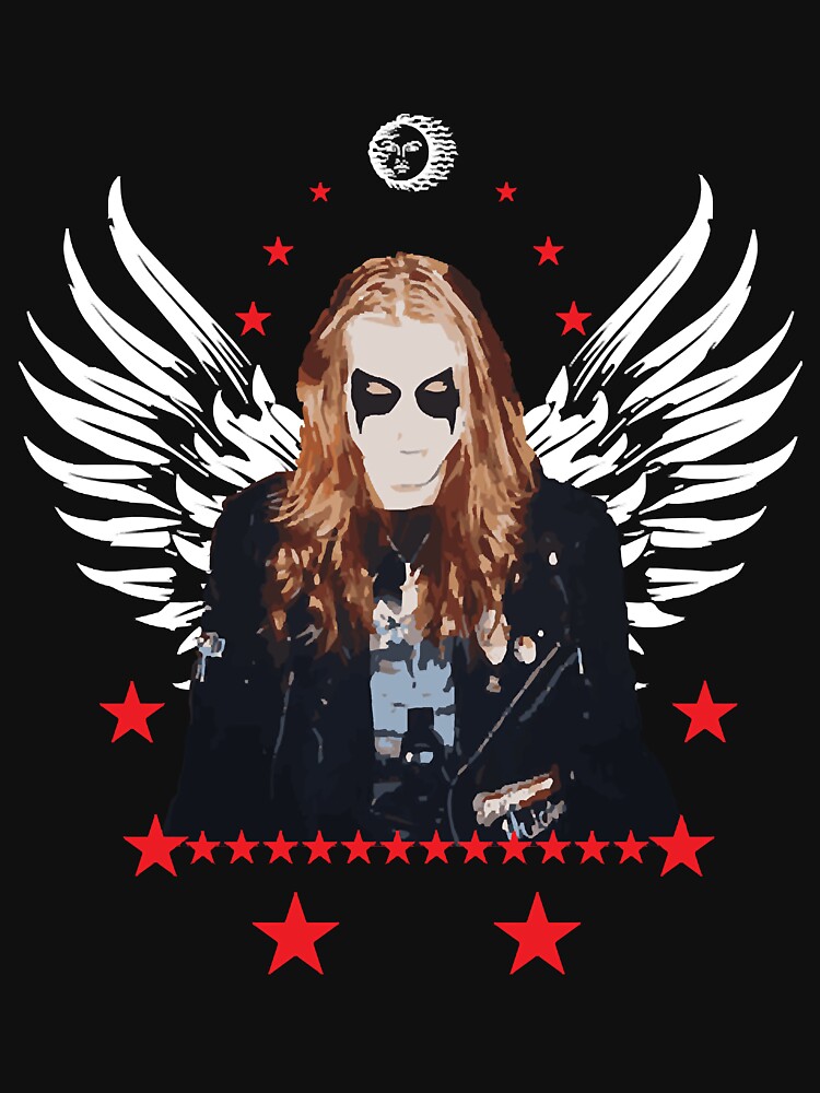 Thumbnail 7 of 7, Essential T-Shirt, Mayhem, Dead White Wings Edition designed and sold by Ganiel099.