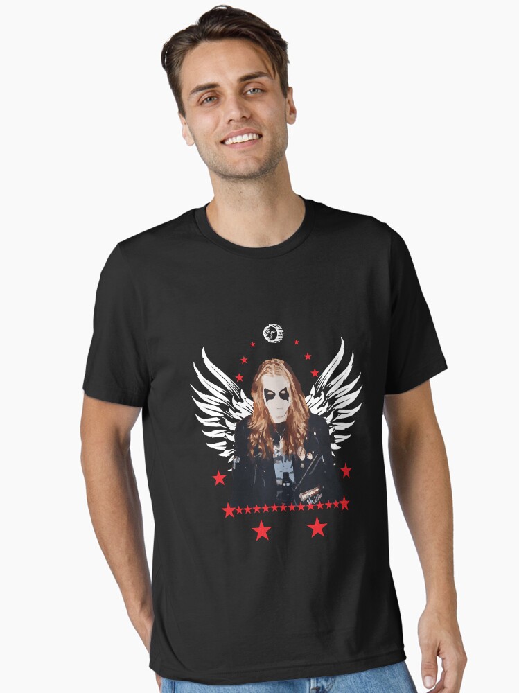 Thumbnail 1 of 7, Essential T-Shirt, Mayhem, Dead White Wings Edition designed and sold by Ganiel099.