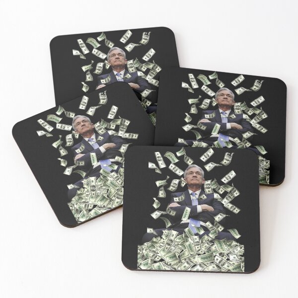 Item preview, Jerome Powell Money Printer Stock Market Graphic designed and sold by HanhMininhon.