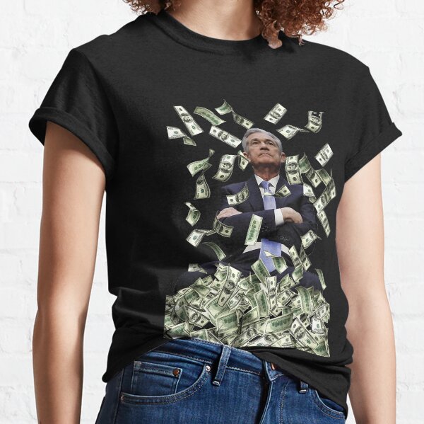 Item preview, Jerome Powell Money Printer Stock Market Graphic designed and sold by HanhMininhon.