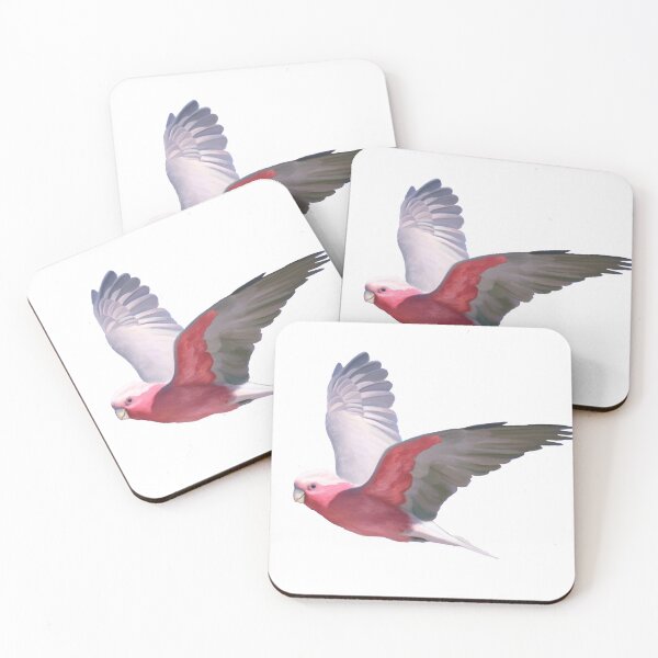 Item preview, Cheeky galah, Beautiful galah, pink and grey parrot, flying galah with a cheeky grin. designed and sold by PlumpPlumStudio.