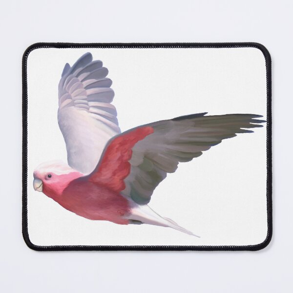 Item preview, Cheeky galah, Beautiful galah, pink and grey parrot, flying galah with a cheeky grin. designed and sold by PlumpPlumStudio.