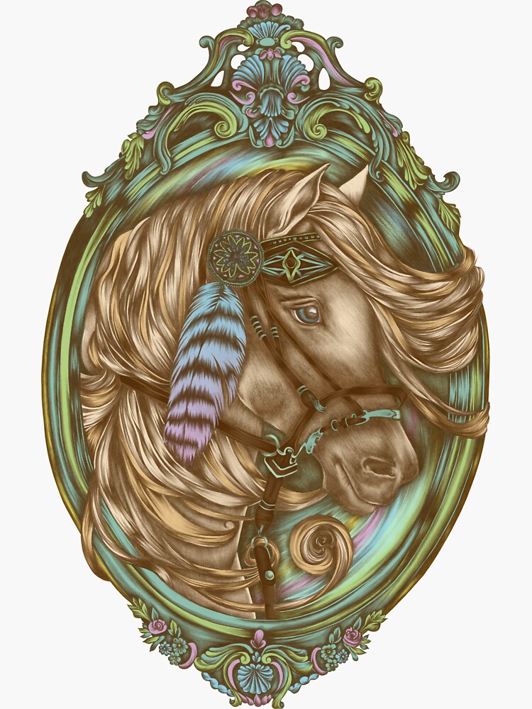 Tribal Horse by jillsandersart