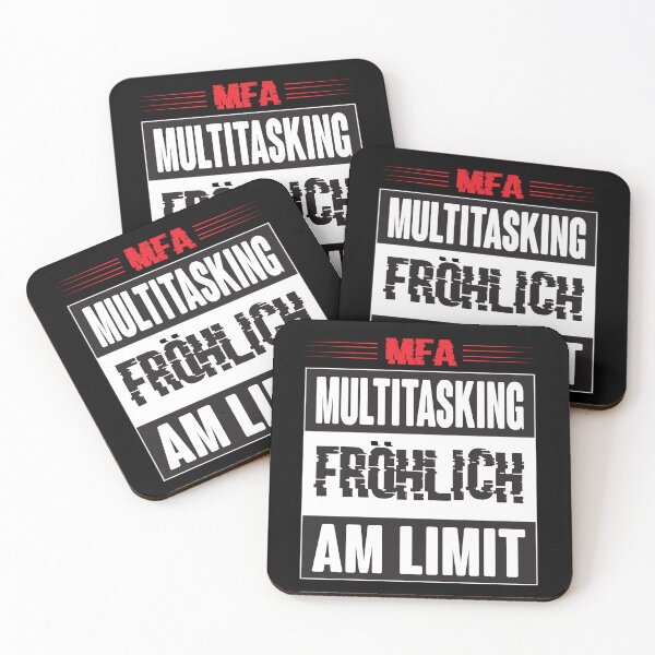 Item preview, MFA Multitasking, Cheerful, At The Limit designed and sold by Kaaimaan.