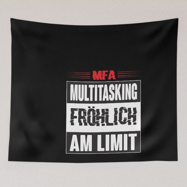 Item preview, MFA Multitasking, Cheerful, At The Limit designed and sold by Kaaimaan.