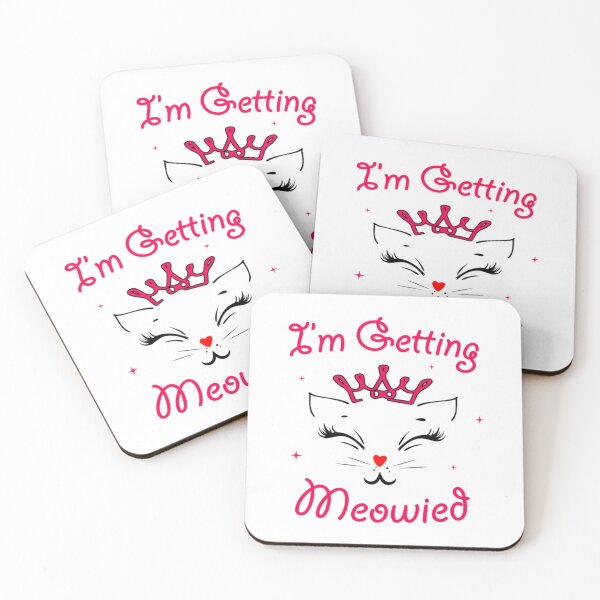 Item preview, I'm Getting Meowied Funny Marriage Engagement Bride Cat Meme designed and sold by SheetalKibe.
