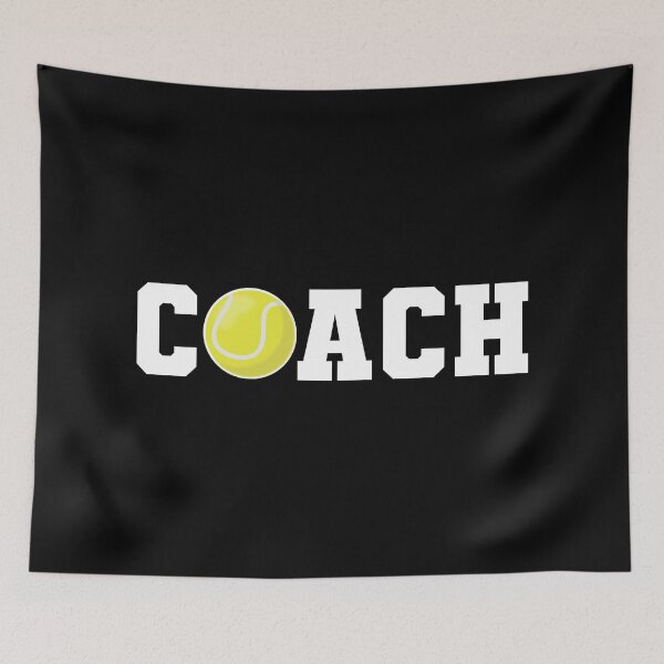 Item preview, Tennis Coach designed and sold by Happy Puppy Print On Demand.