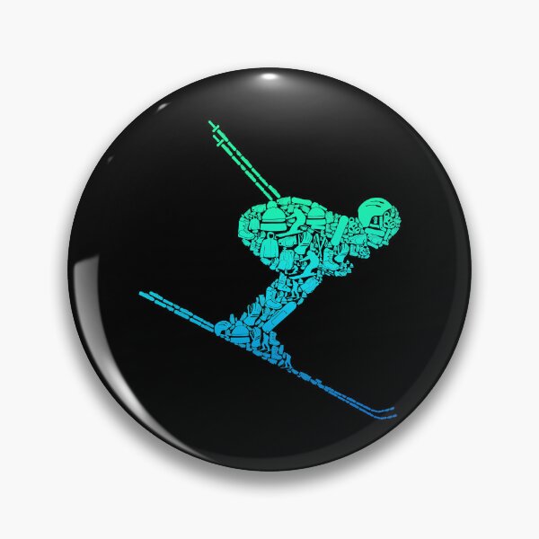 Item preview, Skiing Funny Ski - Skier designed and sold by levintere.