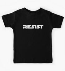 RESIST - Star Wars Text Kids Tee
