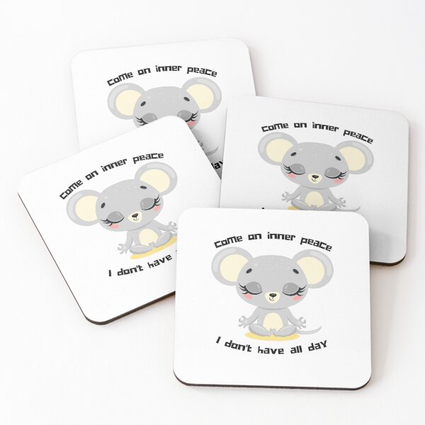 Item preview, Funny Come On Inner Peace I Don't Have All Day Meditation cute animals designed and sold by selfesteeem.