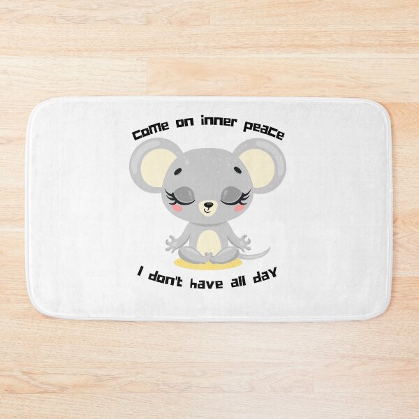 Item preview, Funny Come On Inner Peace I Don't Have All Day Meditation cute animals designed and sold by selfesteeem.