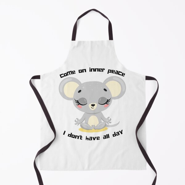 Item preview, Funny Come On Inner Peace I Don't Have All Day Meditation cute animals designed and sold by selfesteeem.