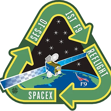 Artwork thumbnail, SES-10 Program Logo by Nikki SpaceStuffPlus