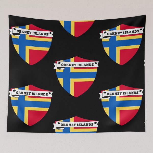 Item preview, ORKNEY ISLANDS COUNTRY SHIELD, MINIMALIST ORKNEY ISLANDS FLAG, I LOVE ORKNEY ISLANDS , BORN IN ORKNE designed and sold by SaraHuf6282624.