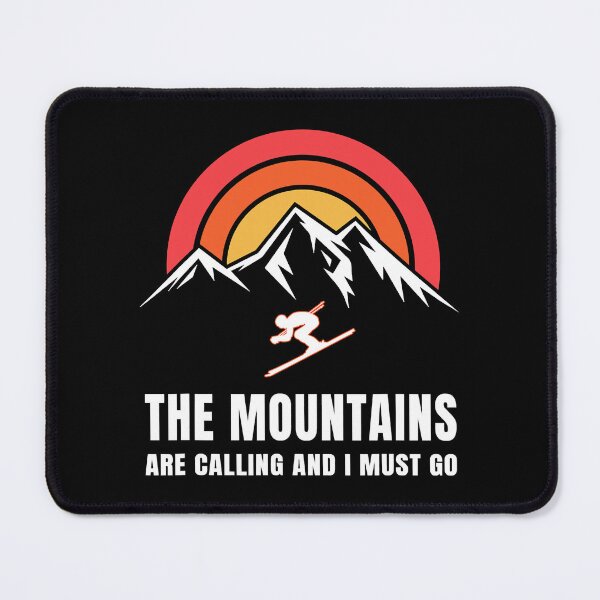 Item preview, The Mountains Are Calling And I Must Go - Skier designed and sold by levintere.