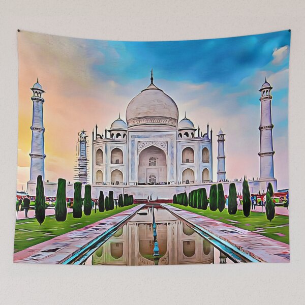 Item preview, Taj Mahal Painting designed and sold by ArtParadox.