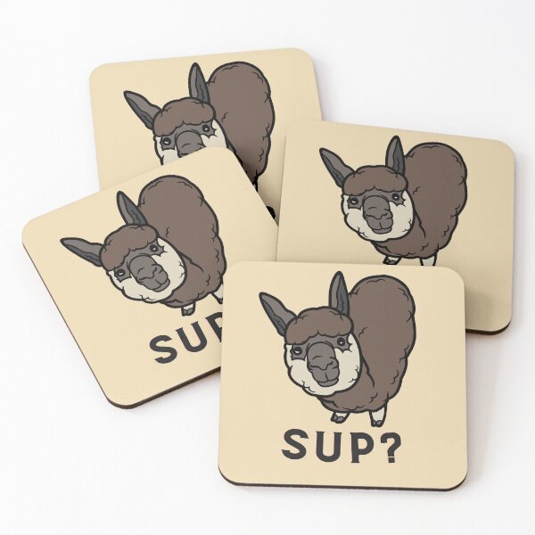 Item preview, Funny Alpaca - Sup? (LLAMA) designed and sold by Mad-Boy.