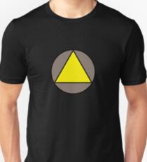 Yellow Triangle Slim Fit T-Shirt