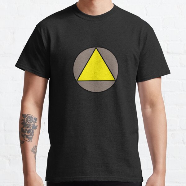 Yellow Triangle Classic T-Shirt