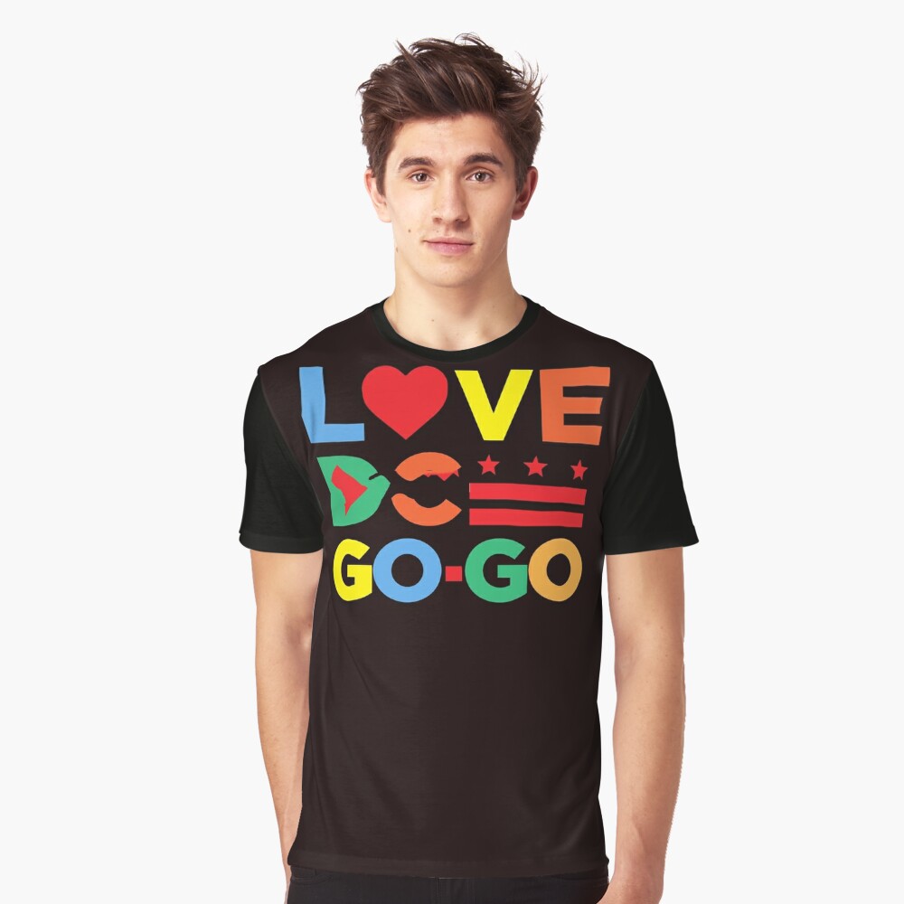 GO GO 7188 Gogogogo Album Cover T-Shirt Black